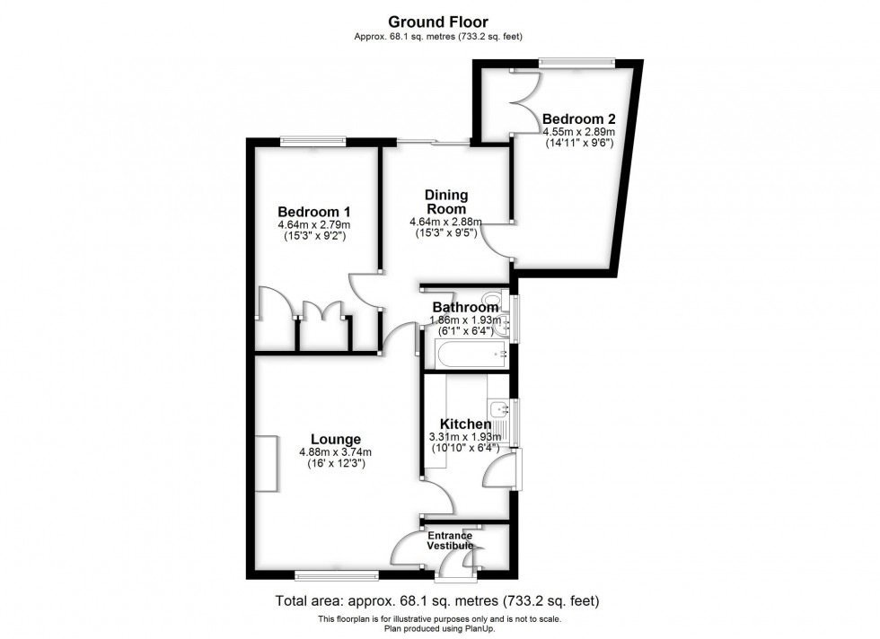 Floorplan for Redgate, Ormskirk, L39