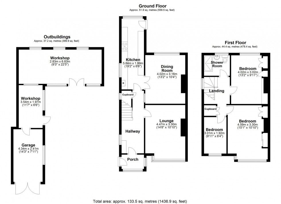 Floorplan for Bebles Road, Ormskirk, L39