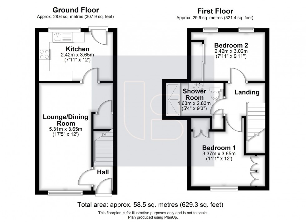 Floorplan for Mill View Court, Bickerstaffe, L39