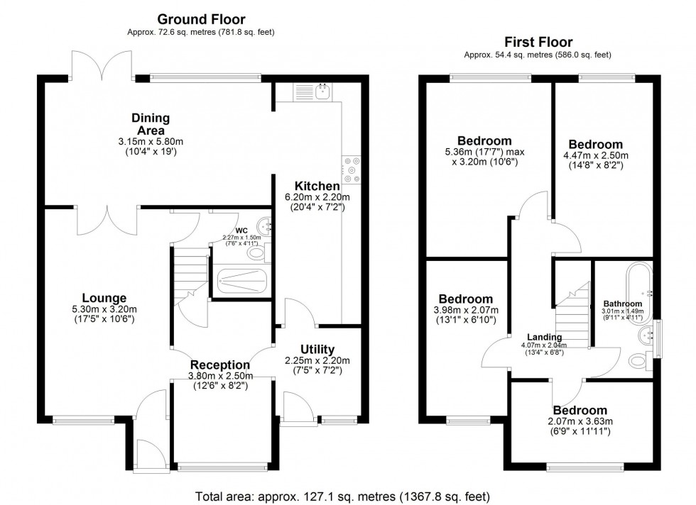 Floorplan for Narrow Croft Road, Aughton, L39