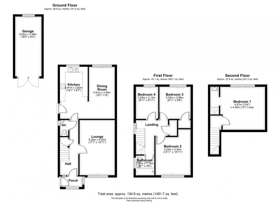 Floorplan for Bath Springs, Ormskirk, L39
