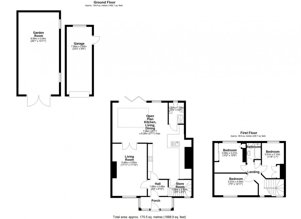 Floorplan for Plex Moss Lane, Halsall, L39