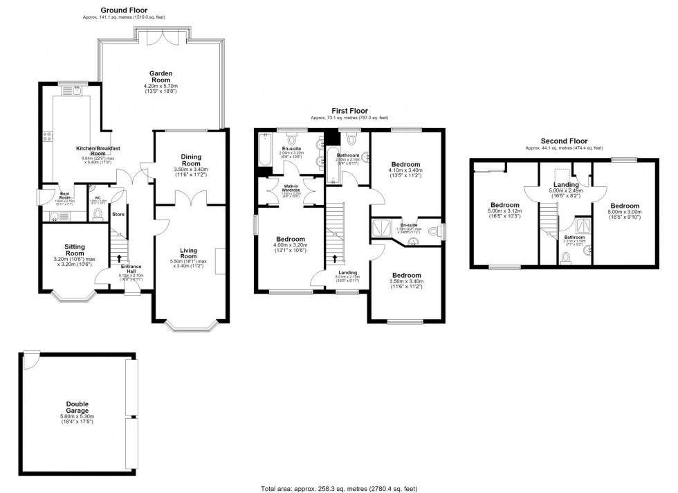 Floorplan for Clough Avenue, Burscough, L40