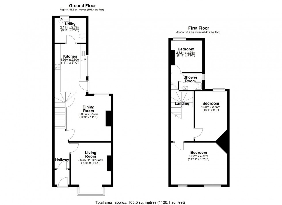 Floorplan for Derby Street, Ormskirk, L39