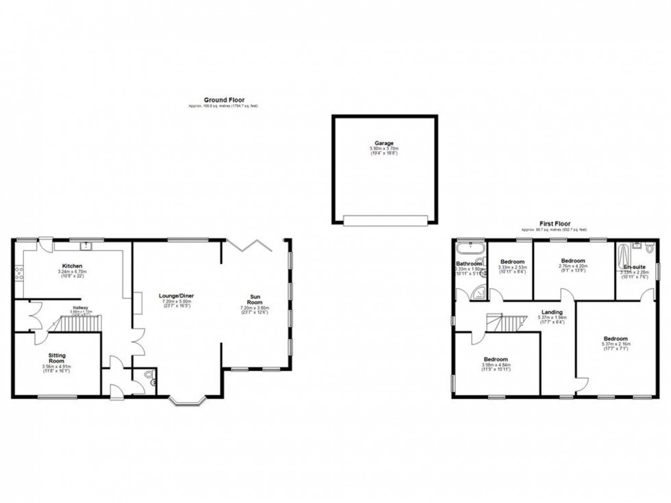 Floorplan for Church Road, Bickerstaffe, L39