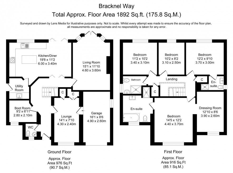 Floorplan for Bracknel Way, Aughton, L39