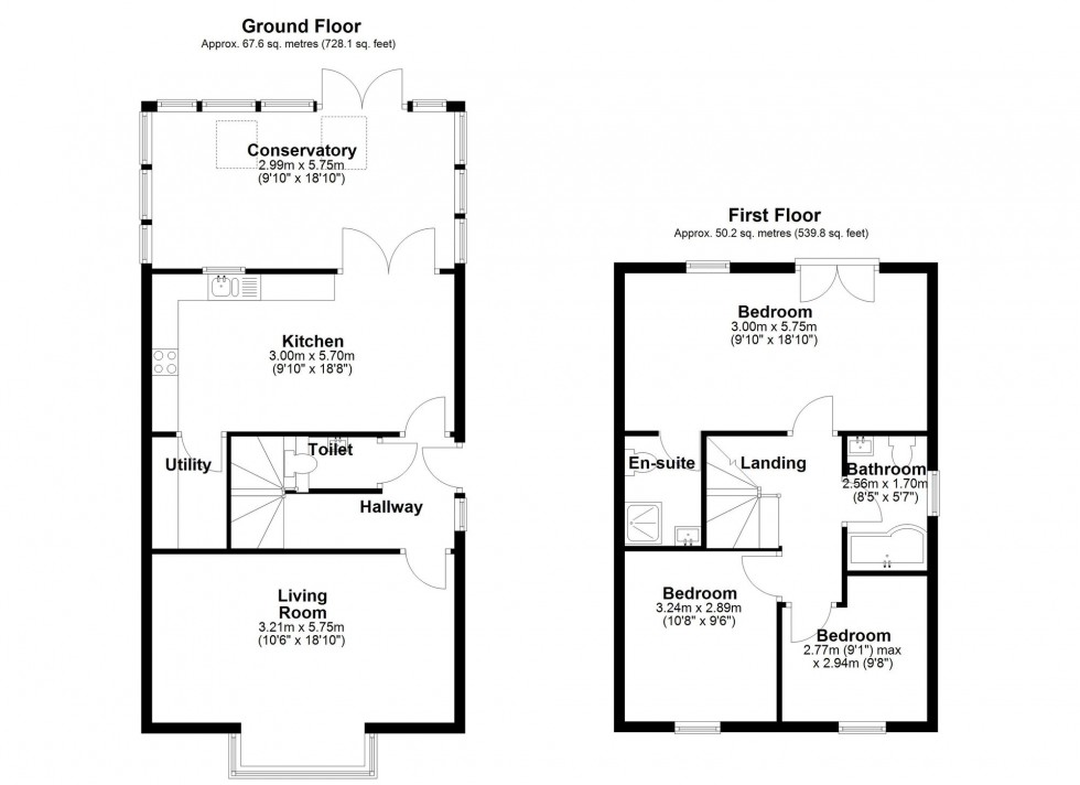 Floorplan for Summerwood Gardens, Halsall, L39