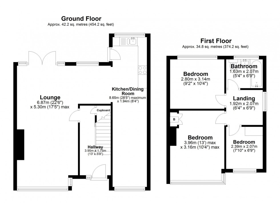 Floorplan for Marians Drive, Ormskirk, L39