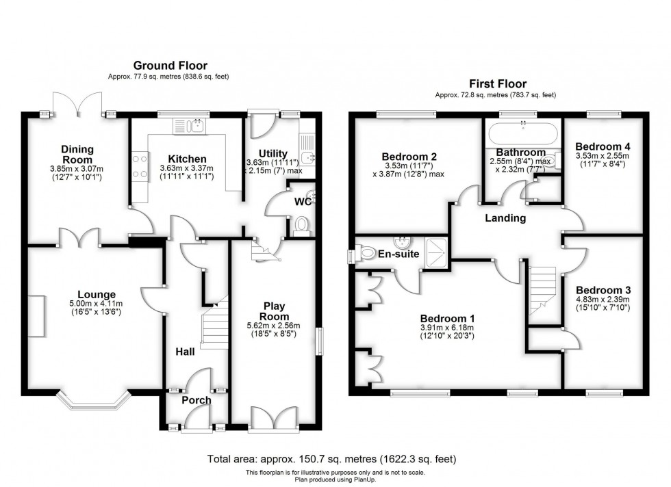 Floorplan for Maplewood, Skelmersdale, WN8