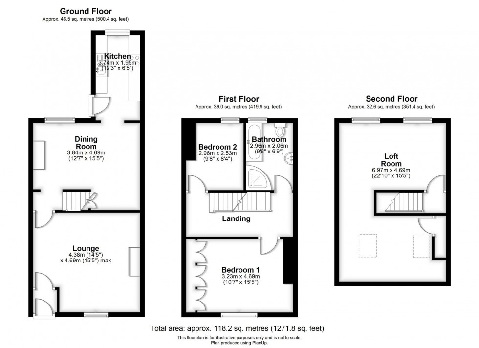 Floorplan for Sunnyfields, Ormskirk, L39