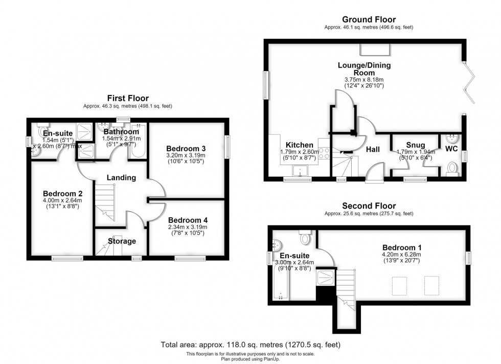 Floorplan for Plumb Court, Downholland, L39