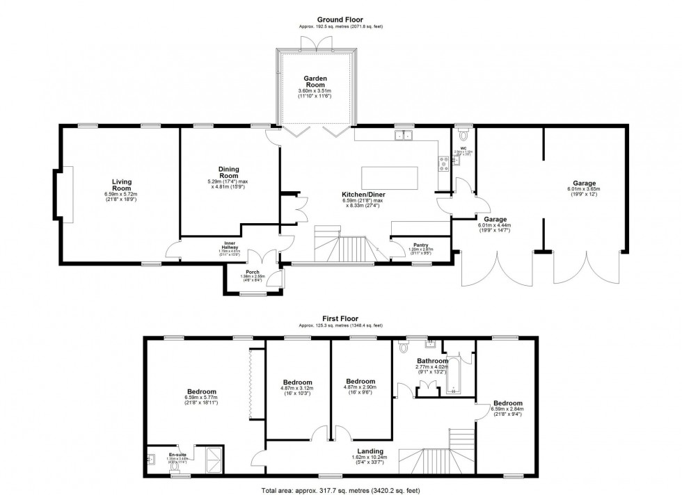 Floorplan for Halsall Lane, Halsall, L39