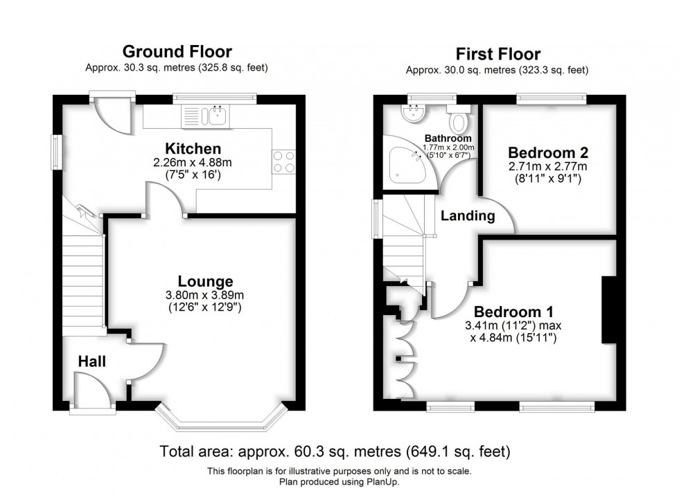 Floorplan for Furness Avenue, Ormskirk, L39