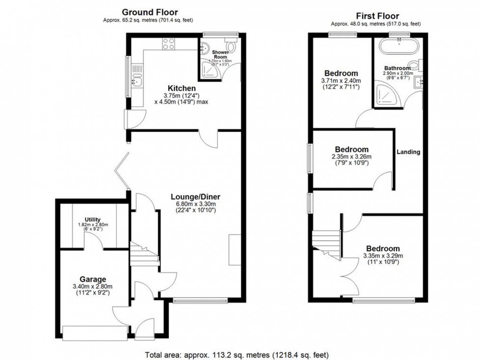 Floorplan for Croppers Lane, Ormskirk, L39
