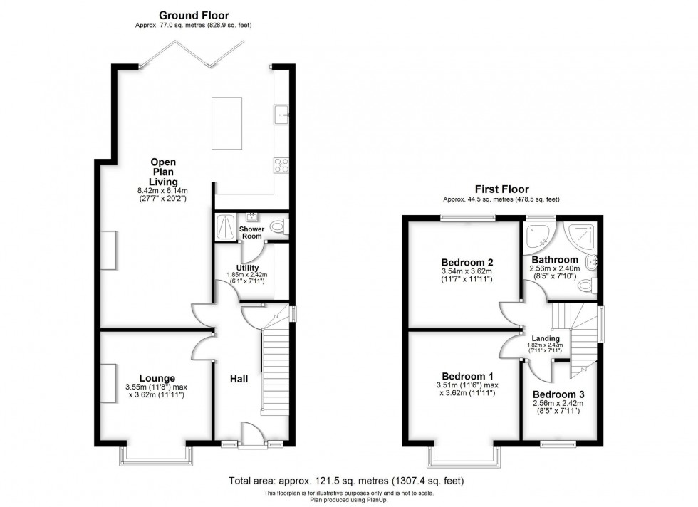 Floorplan for County Road, Ormskirk, L39