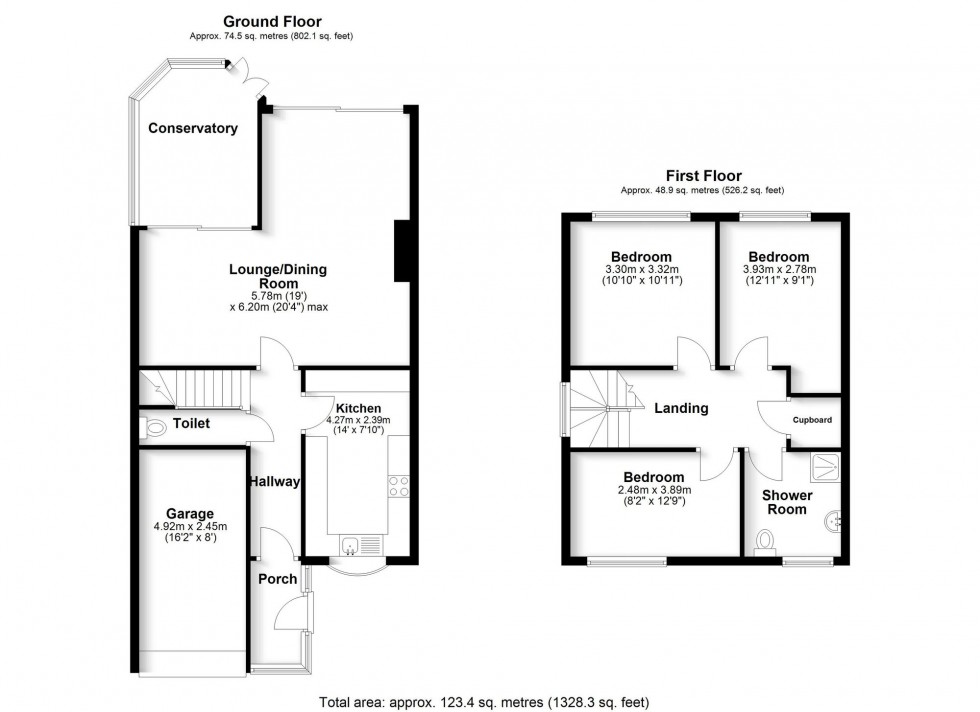 Floorplan for Turnberry, Skelmersdale, WN8