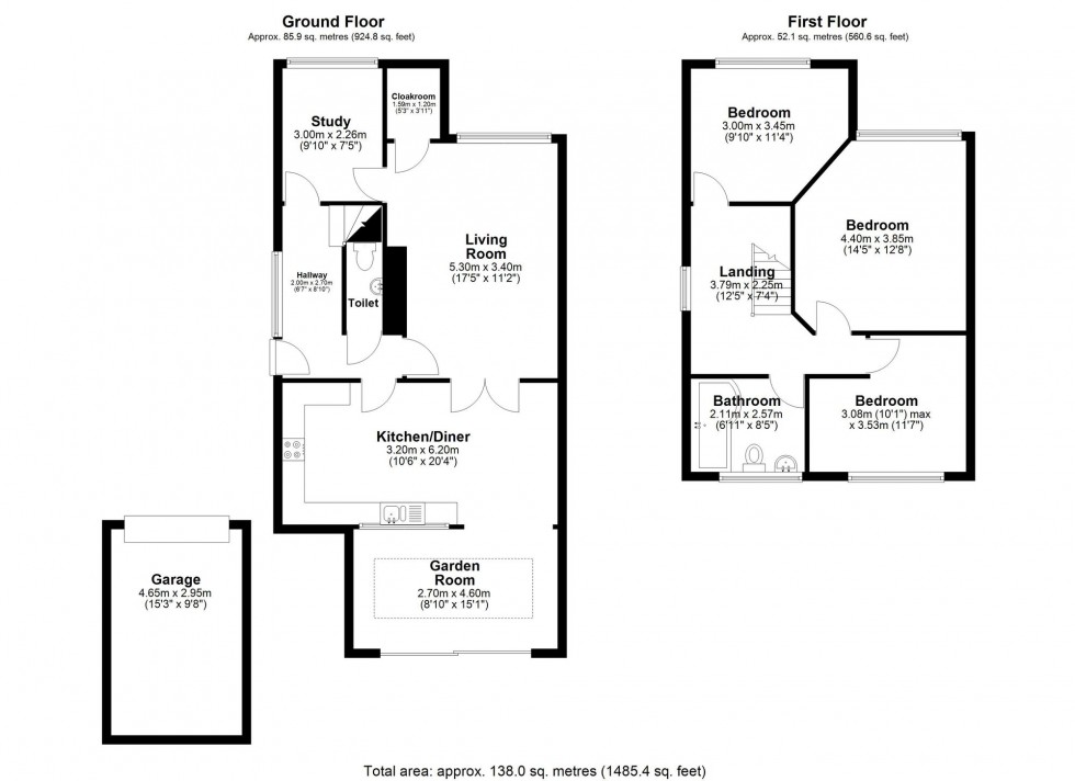 Floorplan for Moss Delph Lane, Aughton, L39