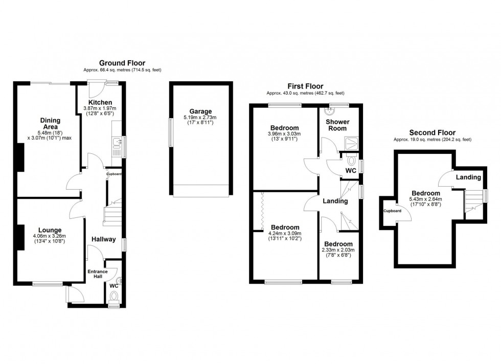 Floorplan for Bebles Road, Ormskirk, L39