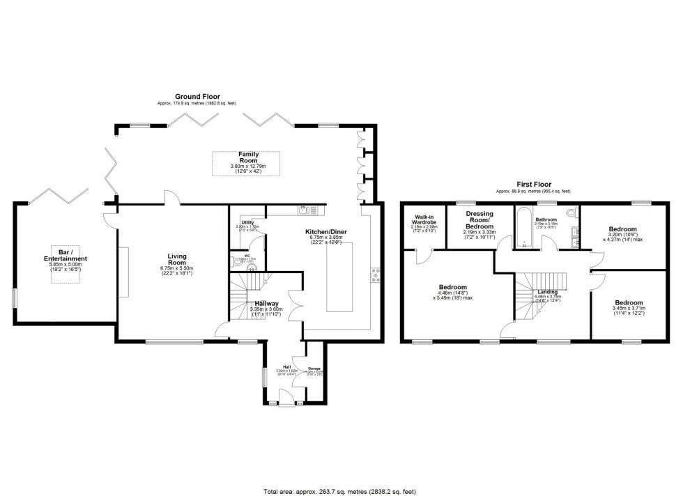 Floorplan for Ferny Knoll Road, Rainford, WA11