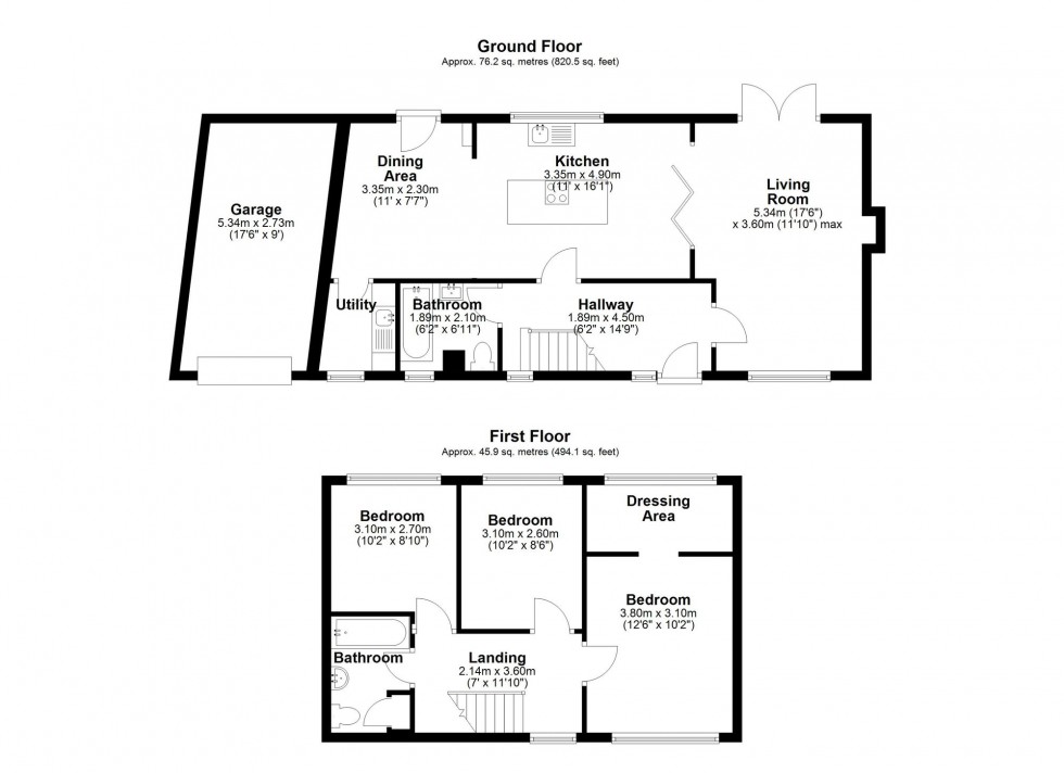 Floorplan for Green Lane, Ormskirk, L39