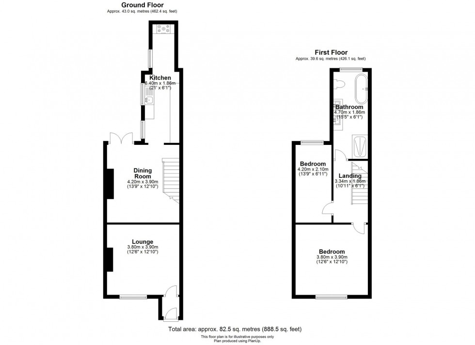 Floorplan for Long Lane, Aughton, L39