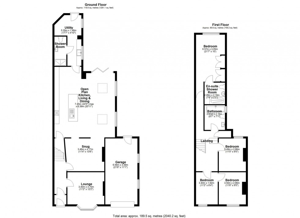 Floorplan for Southport Road, Ormskirk, L39
