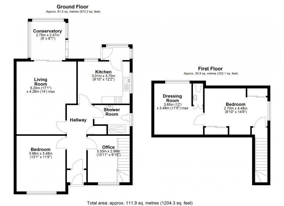Floorplan for Hillside Avenue, Ormskirk, L39