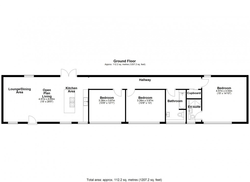 Floorplan for Plot 8, Holly Fold Barns, Bickerstaffe, L39