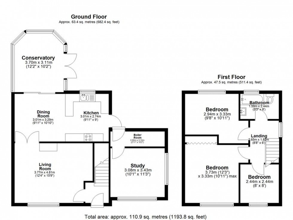 Floorplan for School Lane, Chapel House, WN8