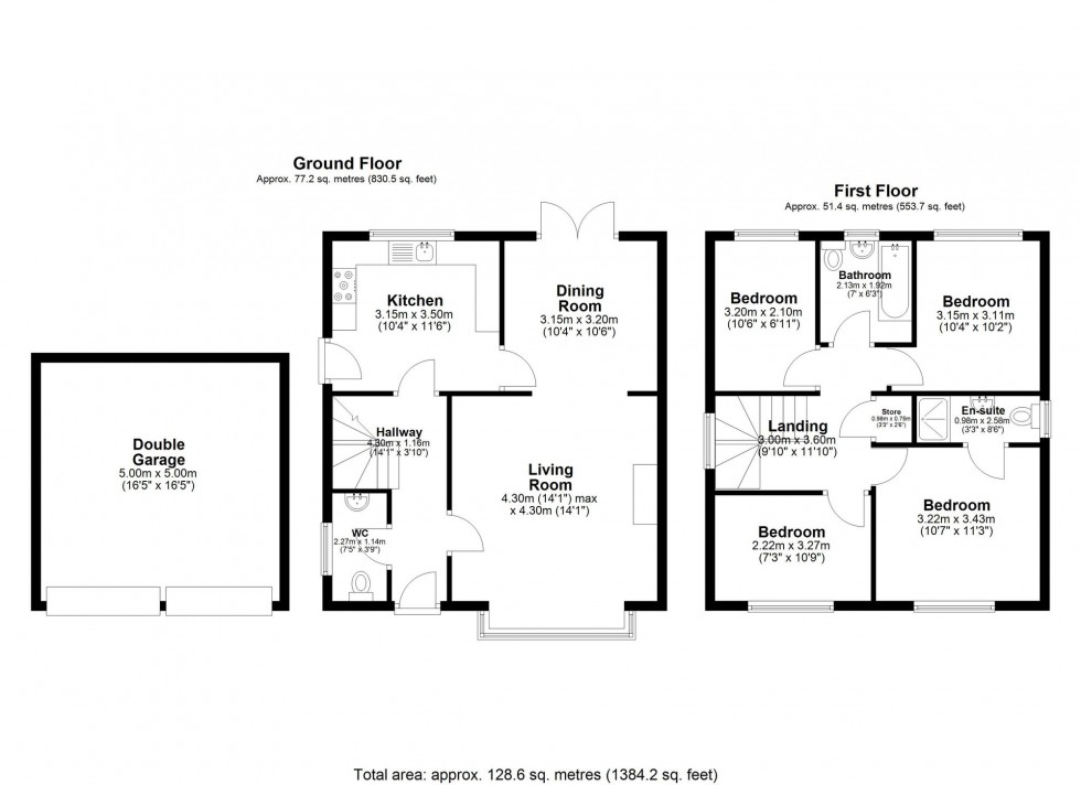 Floorplan for Fairfield Drive, Ormskirk, L39