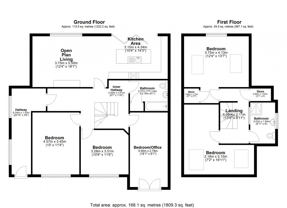 Floorplan for Hill Top Walk, Ormskirk, L39