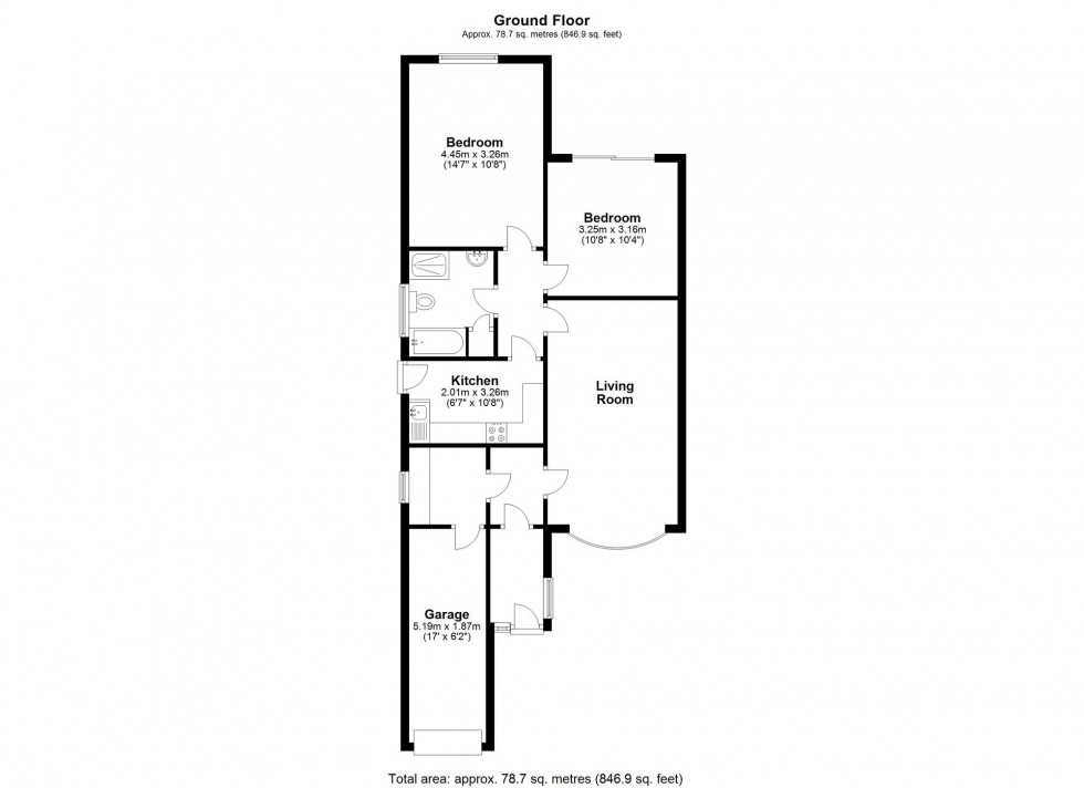Floorplan for Derby Hill Road, Ormskirk, L39