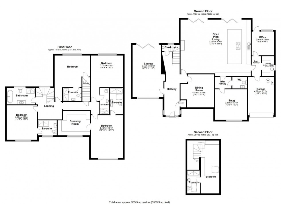 Floorplan for Moss Delph Lane, Aughton, L39