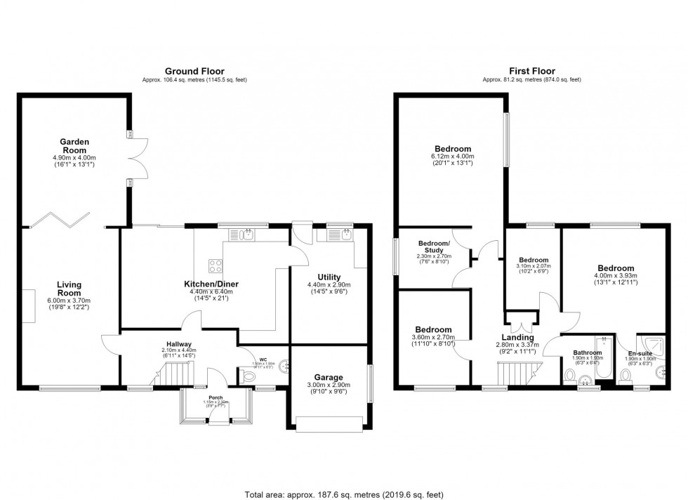 Floorplan for Bleasdale Close, Aughton, L39