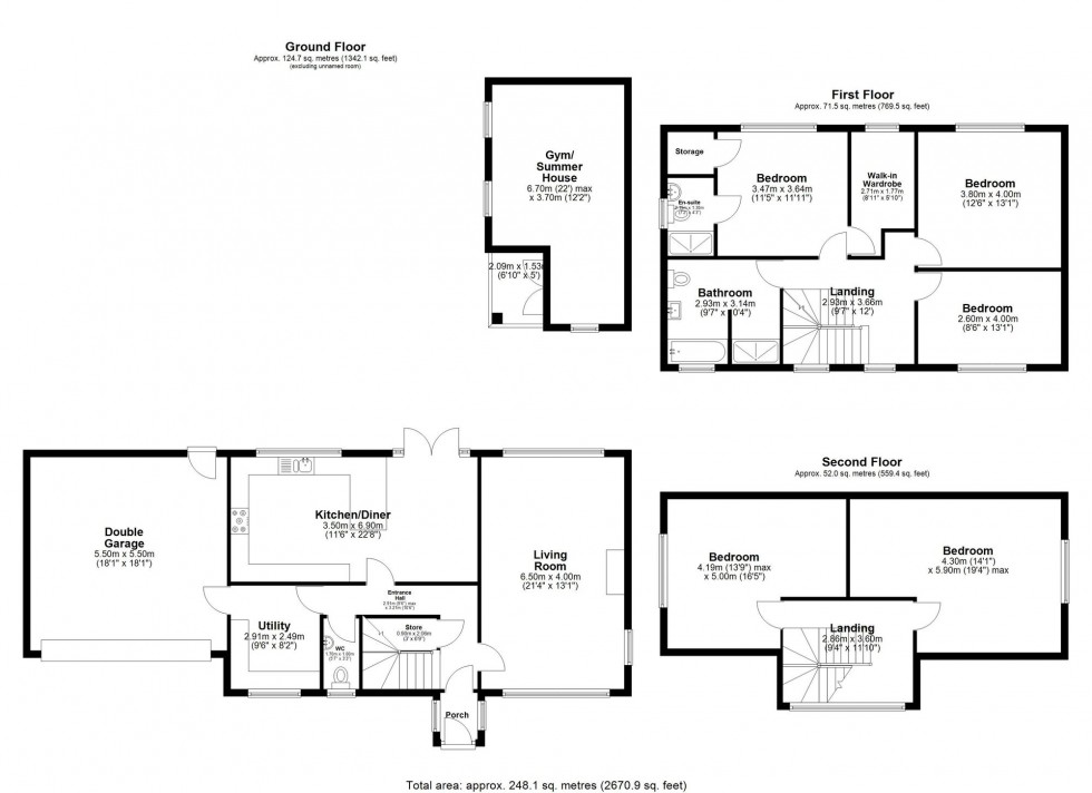Floorplan for Rowan Lane, Skelmersdale, WN8