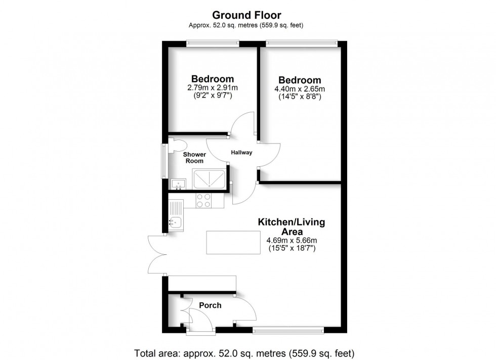 Floorplan for Nursery Avenue, Ormskirk, L39