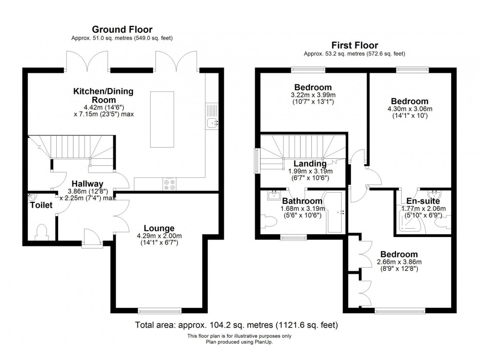 Floorplan for Snape Green, Scarisbrick, PR8
