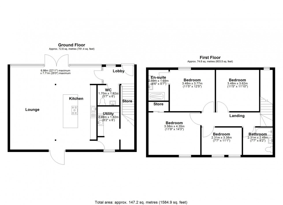 Floorplan for Holly Fold Barns, Rainford Road, L39