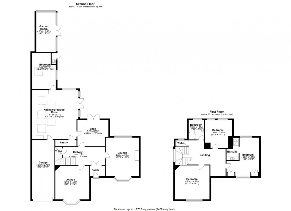 Floorplan for St. Helens Road, Ormskirk, L39