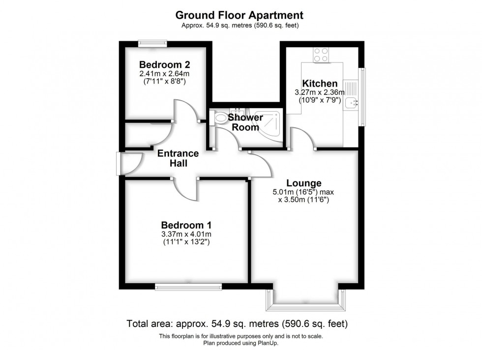 Floorplan for Halsall Court, Ormskirk, L39