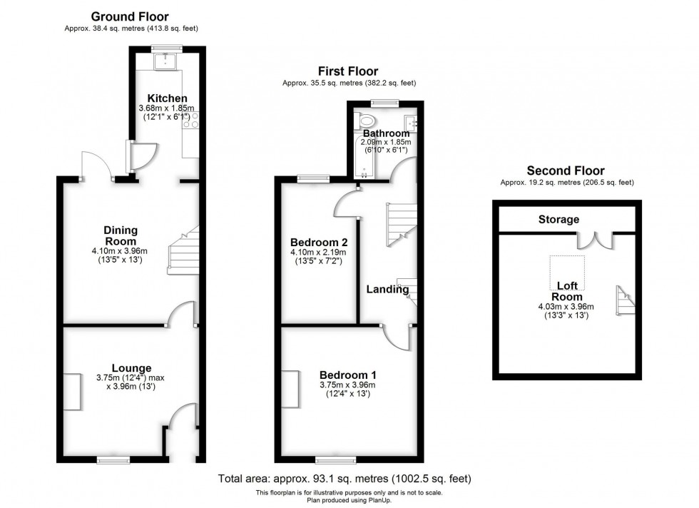 Floorplan for Westhead Road, Croston, PR26