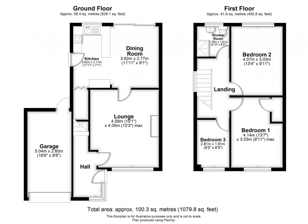 Floorplan for Westhaven Crescent, Aughton, L39