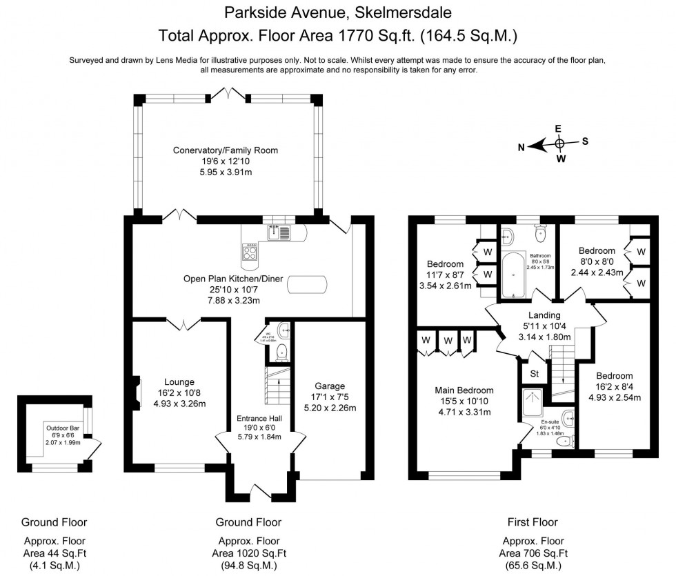 Floorplan for Parkside Avenue, Skelmersdale, WN8