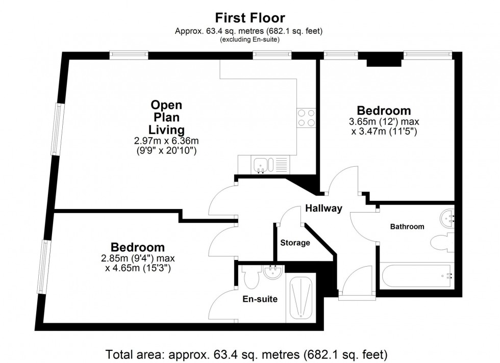 Floorplan for Mill Lane, Burscough, L40