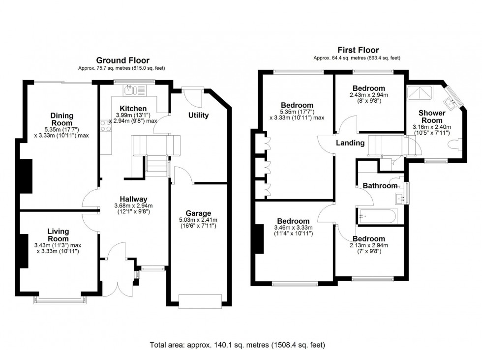 Floorplan for Gaw Hill Lane, Aughton, L39