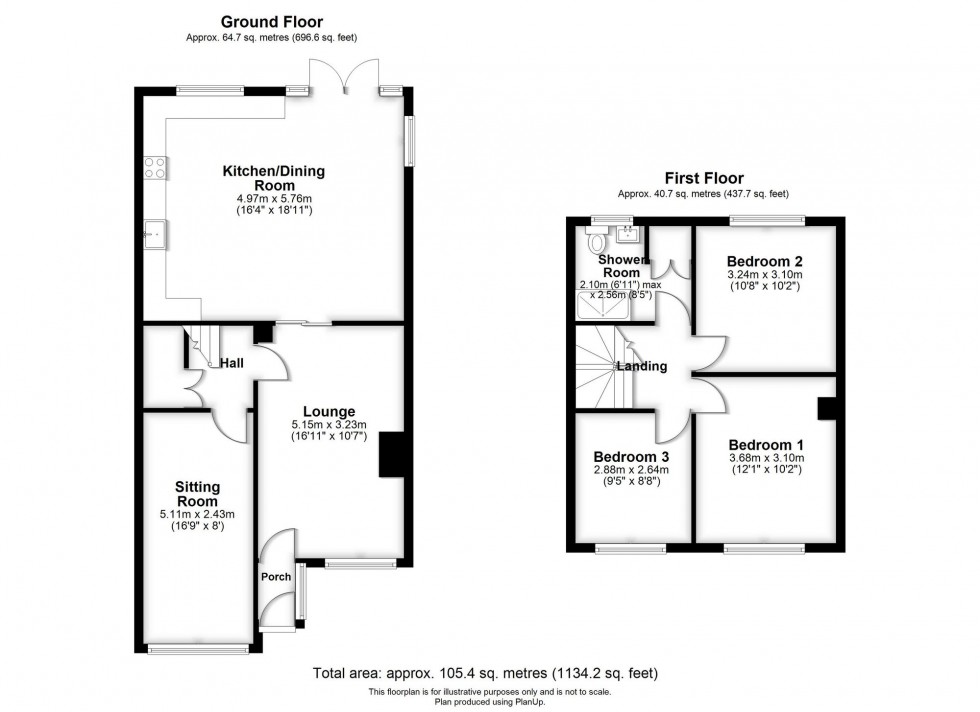 Floorplan for Thealby Close, Skelmersdale, WN8