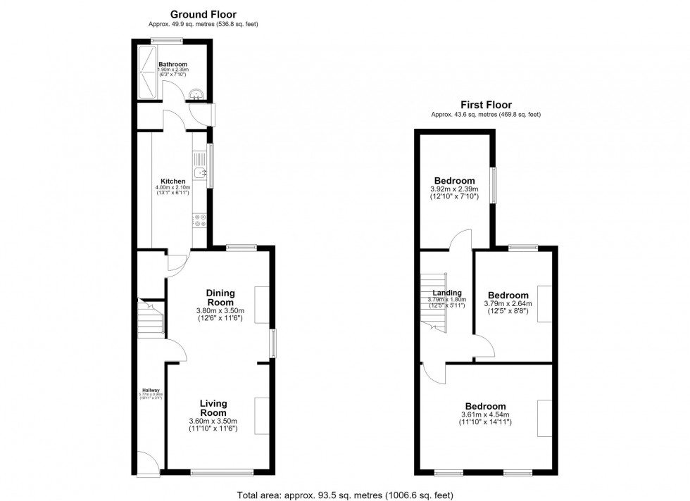 Floorplan for Daisy Lane, Lathom, L40