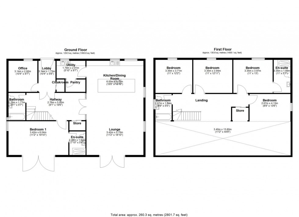 Floorplan for Holly Fold Barns, Rainford Road, L39